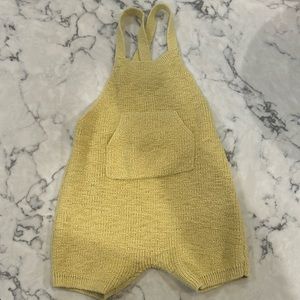 Zara Yellow knit kids romper SOLD‼️